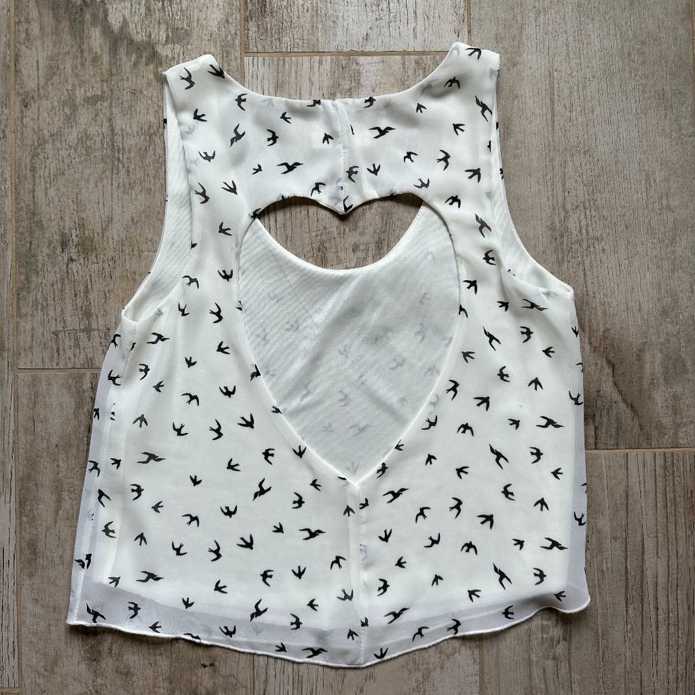 Heart Cut Out Tank Top